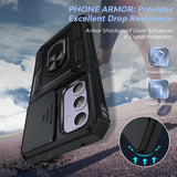 LeYi for Samsung Galaxy A54 5G Case: with Slide Camera Cover and Screen Protector, [Military-Grade] Cellphone Case Cover with Magnetic Ring Kickstand for Samsung Galaxy A54 5G