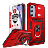 LeYi for Samsung Galaxy A54 5G Case: with Slide Camera Cover and Screen Protector, [Military-Grade] Cellphone Case Cover with Magnetic Ring Kickstand for Samsung Galaxy A54 5G