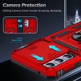 LeYi for Samsung Galaxy A54 5G Case: with Slide Camera Cover and Screen Protector, [Military-Grade] Cellphone Case Cover with Magnetic Ring Kickstand for Samsung Galaxy A54 5G