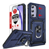 LeYi for Samsung Galaxy A54 5G Case: with Slide Camera Cover and Screen Protector, [Military-Grade] Cellphone Case Cover with Magnetic Ring Kickstand for Samsung Galaxy A54 5G