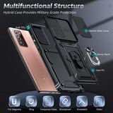LeYi for Samsung Galaxy Note 20 Ultra Case: with Slide Camera Cover [Military-Grade] Cellphone Case Cover with Magnetic Ring Kickstand for Samsung Galaxy Note 20 Ultra