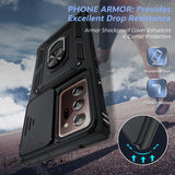 LeYi for Samsung Galaxy Note 20 Ultra Case: with Slide Camera Cover [Military-Grade] Cellphone Case Cover with Magnetic Ring Kickstand for Samsung Galaxy Note 20 Ultra