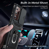 LeYi for Samsung Galaxy Note 20 Ultra Case: with Slide Camera Cover [Military-Grade] Cellphone Case Cover with Magnetic Ring Kickstand for Samsung Galaxy Note 20 Ultra