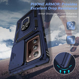 LeYi for Samsung Galaxy Note 20 Ultra Case: with Slide Camera Cover [Military-Grade] Cellphone Case Cover with Magnetic Ring Kickstand for Samsung Galaxy Note 20 Ultra