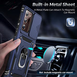 LeYi for Samsung Galaxy Note 20 Ultra Case: with Slide Camera Cover [Military-Grade] Cellphone Case Cover with Magnetic Ring Kickstand for Samsung Galaxy Note 20 Ultra