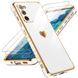 LeYi for Samsung Galaxy S20 FE 5G Case: with Tempered Glass Screen Protector [2 Pcs]+ Full Camera Lens Protection