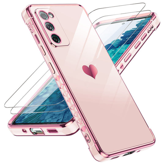 LeYi for Samsung Galaxy S20 FE 5G Case: with Tempered Glass Screen Protector [2 Pcs]+ Full Camera Lens Protection