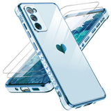 LeYi for Samsung Galaxy S20 FE 5G Case: with Tempered Glass Screen Protector [2 Pcs]+ Full Camera Lens Protection