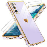 LeYi for Samsung Galaxy S20 FE 5G Case: with Tempered Glass Screen Protector [2 Pcs]+ Full Camera Lens Protection