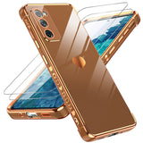 LeYi for Samsung Galaxy S20 FE 5G Case: with Tempered Glass Screen Protector [2 Pcs]+ Full Camera Lens Protection