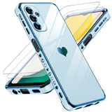LeYi for Samsung Galaxy A13 5G Case: with Tempered Glass Screen Protector [2 Pcs]+ Full Camera Lens Protection