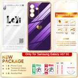 LeYi for Samsung Galaxy A57 5G Case: with Tempered Glass Screen Protector [2 Pcs]+ Full Camera Lens Protection