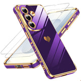 LeYi for Samsung Galaxy S26 Case: with Tempered Glass Screen Protector [2 Pcs]+ Full Camera Lens Protection