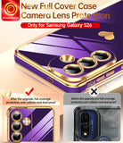 LeYi for Samsung Galaxy S26 Case: with Tempered Glass Screen Protector [2 Pcs]+ Full Camera Lens Protection