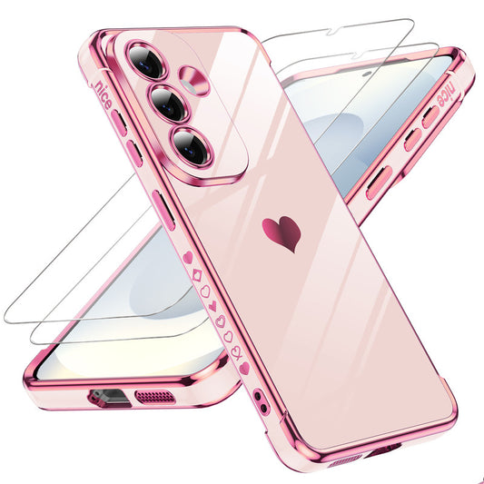 LeYi for Samsung Galaxy S26 Case: with Tempered Glass Screen Protector [2 Pcs]+ Full Camera Lens Protection