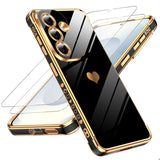 LeYi for Samsung Galaxy S26 Case: with Tempered Glass Screen Protector [2 Pcs]+ Full Camera Lens Protection
