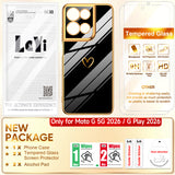 LeYi for Moto G 5G 2026 Case: with Tempered Glass Screen Protector [2 Pcs]+ Full Camera Lens Protection