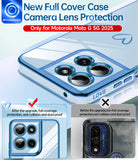 LeYi for Moto G 5G 2025 Case: with Tempered Glass Screen Protector [2 Pcs]+ Full Camera Lens Protection