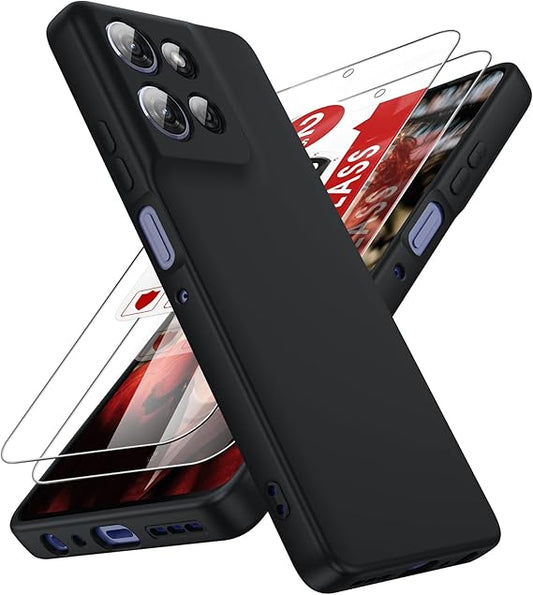 LeYi for Moto G Power 2025 Case, Motorola G Power 2025 with Soft Liquid Silicone Shockproof, Slim & Anti-Scratch Phone Case for Moto G Power 2025