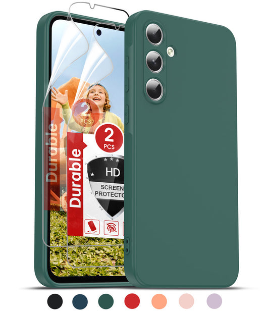 LeYi for Samsung Galaxy A35 Case: Galaxy A35 Phone Case with Soft Liquid Silicone Shockproof, Slim & Anti-Scratch Phone Case for A 35
