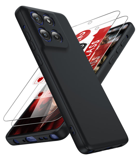 LeYi for Moto G Stylus 2025 Case, Motorola G Stylus 2025 with Soft Liquid Silicone Shockproof, Slim & Anti-Scratch Phone Case for Moto G Stylus 2025