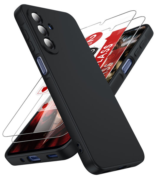 LeYi for Galaxy A17 5G Phone Case, Galaxy A17 5G Case with Soft Liquid Silicone Shockproof, Slim & Anti-Scratch Phone Case for Samsung A17 5G