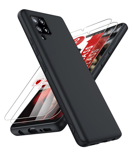 LeYi for Galaxy A42 5G Phone Case, Galaxy A42 Case with Soft Liquid Silicone Shockproof, Slim & Anti-Scratch Phone Case for Samsung A42