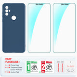 LeYi for Moto G Play 2023 Cases, Motorola G Play 2023 Cover with Tempered Glass Screen Protectors, Soft Silicone Ultra Slim Shockproof Cover with Anti-Scratch Microfiber Lining Moto G Play 2023 Phone Case