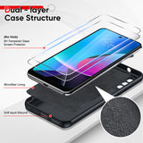 LeYi for Moto G Play 2023 Cases, Motorola G Play 2023 Cover with Tempered Glass Screen Protectors, Soft Silicone Ultra Slim Shockproof Cover with Anti-Scratch Microfiber Lining Moto G Play 2023 Phone Case