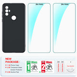 LeYi for Moto G Play 2023 Cases, Motorola G Play 2023 Cover with Tempered Glass Screen Protectors, Soft Silicone Ultra Slim Shockproof Cover with Anti-Scratch Microfiber Lining Moto G Play 2023 Phone Case