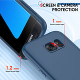 LeYi for Galaxy S7 Cases, Samsung Galaxy S7 Cover with Tempered Glass Screen Protectors, Soft Silicone Ultra Slim Shockproof Cover with Anti-Scratch Microfiber Lining S7 Case