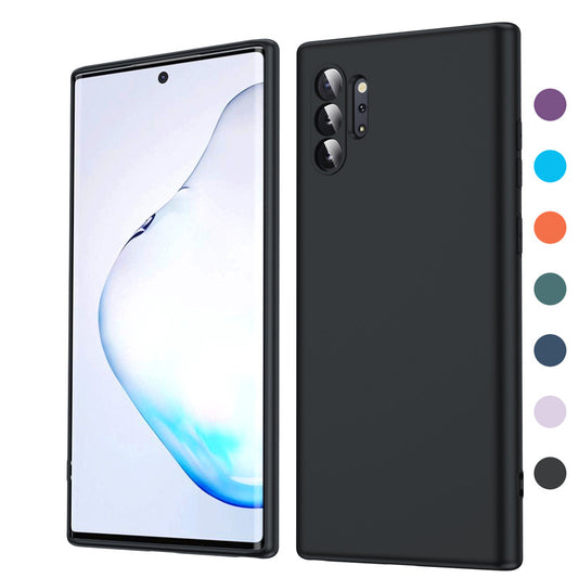 LeYi for Note 10 PLus Cases, Galaxy Note 10 PLus Cover with Tempered Glass Screen Protectors, Soft Silicone Ultra Slim Shockproof Cover with Anti-Scratch Microfiber Lining Samsung Note 10+ Case