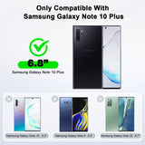 LeYi for Note 10 PLus Cases, Galaxy Note 10 PLus Cover with Tempered Glass Screen Protectors, Soft Silicone Ultra Slim Shockproof Cover with Anti-Scratch Microfiber Lining Samsung Note 10+ Case