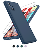 LeYi for Galaxy A71 5G Phone Cases, Samsung A71 Cover with Tempered Glass Screen Protectors, Soft Silicone Ultra Slim Shockproof Cover with Anti-Scratch Microfiber Lining Samsung A 71 Case