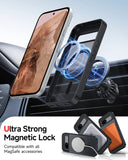 LeYi for Pixel 8A Case: Google Pixel 8A Phone Case [Magnet Fit] with [1 Packs] Screen Protector, Raised Camera Guard Slim Matte Translucent Smooth Soft-Touch Funda para Pixel8 A