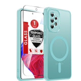 LeYi for Samsung Galaxy A53 5G Case: Galaxy A53 5G Phone Case [Magnet Fit] with [1 Packs] Screen Protector, Raised Camera Guard Slim Matte Translucent Smooth Soft-Touch Funda para A 53