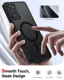 LeYi for Samsung Galaxy S20-FE Case: Samsung S20 FE Phone Case [Magnet Fit] with [1 Packs] Screen Protector, Raised Camera Guard Slim Matte Translucent Smooth Soft-Touch Funda para S20 FE