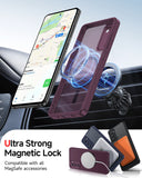 LeYi for Samsung Galaxy S20-FE Case: Samsung S20 FE Phone Case [Magnet Fit] with [1 Packs] Screen Protector, Raised Camera Guard Slim Matte Translucent Smooth Soft-Touch Funda para S20 FE