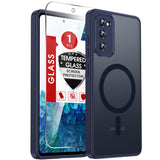 LeYi for Samsung Galaxy S20-FE Case: Samsung S20 FE Phone Case [Magnet Fit] with [1 Packs] Screen Protector, Raised Camera Guard Slim Matte Translucent Smooth Soft-Touch Funda para S20 FE