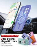 LeYi for Moto Edge 2026 Case: Compatible with Mag-Safe, Military-Grade Matte Translucent Soft-Touch Skin Funda para moto edge 2026