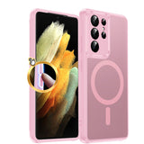 LeYi for Samsung S21-Ultra Case: S21 Ultra Phone Case [Magnet Fit], Raised Camera Guard Slim Matte Translucent Smooth Soft-Touch Funda para S21 Ultra