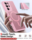 LeYi for Samsung S21-Ultra Case: S21 Ultra Phone Case [Magnet Fit], Raised Camera Guard Slim Matte Translucent Smooth Soft-Touch Funda para S21 Ultra