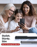 LeYi for Samsung S21-Ultra Case: S21 Ultra Phone Case [Magnet Fit], Raised Camera Guard Slim Matte Translucent Smooth Soft-Touch Funda para S21 Ultra