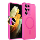 LeYi for Samsung S21-Ultra Case: S21 Ultra Phone Case [Magnet Fit], Raised Camera Guard Slim Matte Translucent Smooth Soft-Touch Funda para S21 Ultra