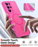 LeYi for Samsung S21-Ultra Case: S21 Ultra Phone Case [Magnet Fit], Raised Camera Guard Slim Matte Translucent Smooth Soft-Touch Funda para S21 Ultra