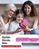 LeYi for Samsung S21-Ultra Case: S21 Ultra Phone Case [Magnet Fit], Raised Camera Guard Slim Matte Translucent Smooth Soft-Touch Funda para S21 Ultra