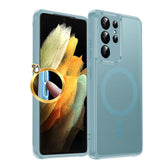LeYi for Samsung S21-Ultra Case: S21 Ultra Phone Case [Magnet Fit], Raised Camera Guard Slim Matte Translucent Smooth Soft-Touch Funda para S21 Ultra