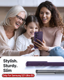 LeYi for Samsung S21-Ultra Case: S21 Ultra Phone Case [Magnet Fit], Raised Camera Guard Slim Matte Translucent Smooth Soft-Touch Funda para S21 Ultra