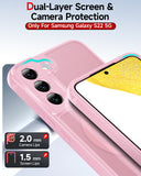 LeYi for Samsung S22 Case: S22 Phone Case [Magnet Fit], Raised Camera Guard Slim Matte Translucent Smooth Soft-Touch Funda para S22