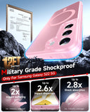 LeYi for Samsung S22 Case: S22 Phone Case [Magnet Fit], Raised Camera Guard Slim Matte Translucent Smooth Soft-Touch Funda para S22